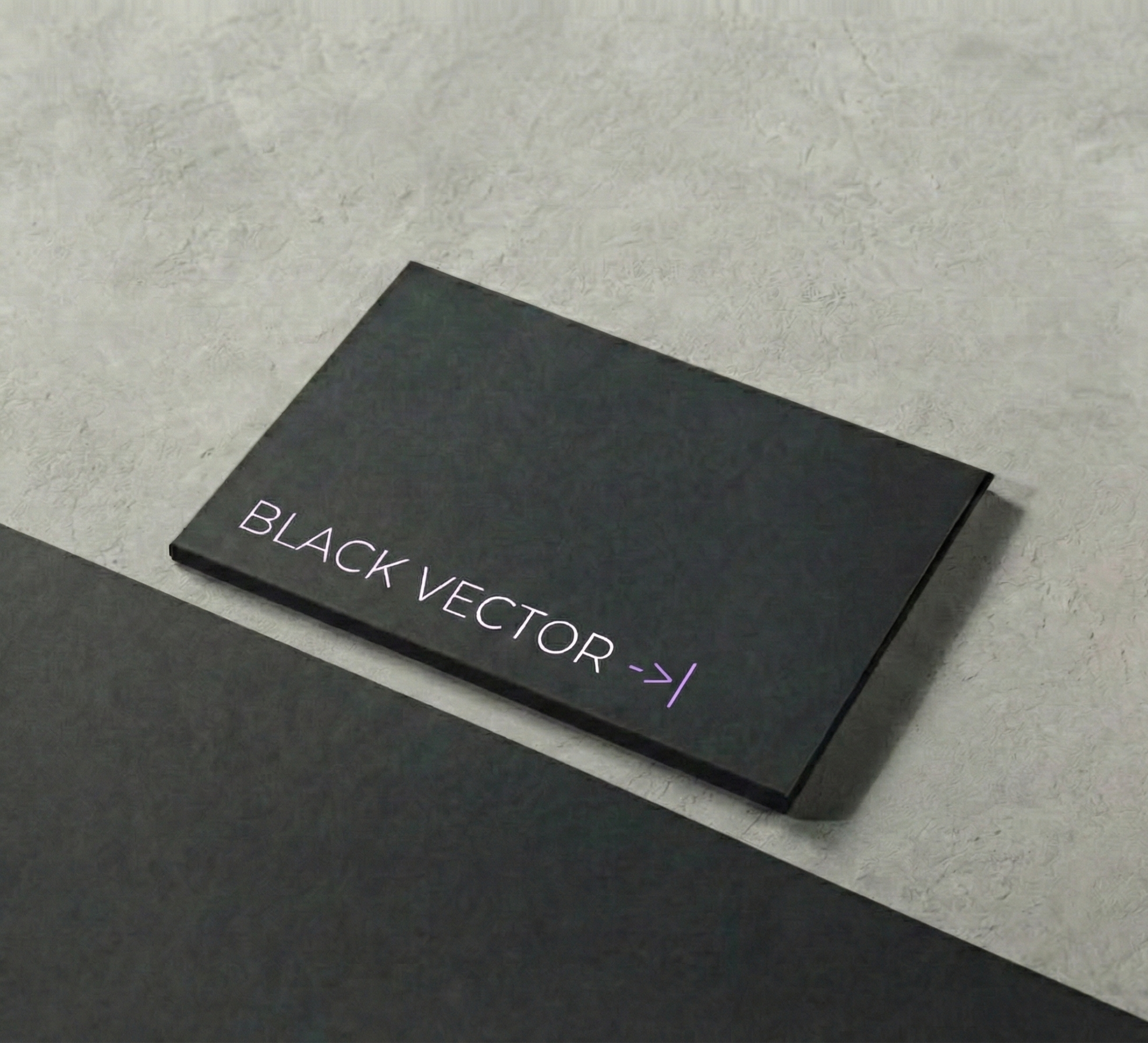 Black Vector card
